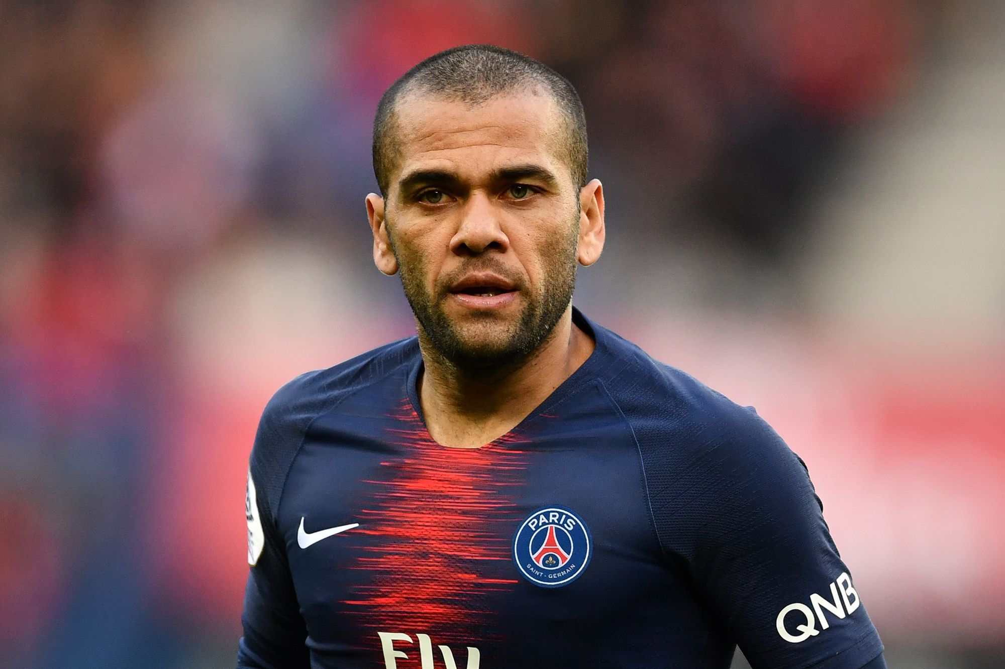 Dani Alves is back in action and is upset for Messi's departure