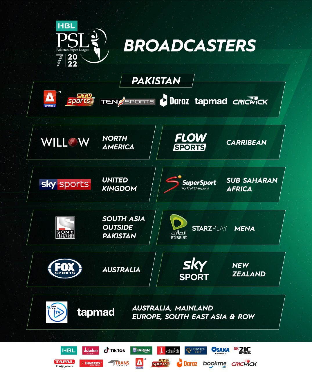 PSL 7 Live Streaming