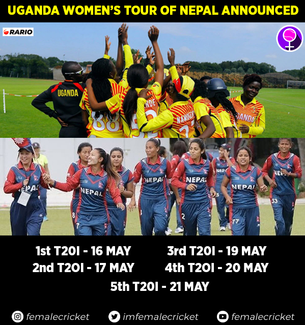 Uganda Women’s team tour of Nepal 2022 | Squad, Schedule