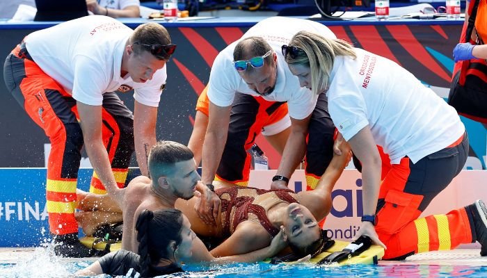 US swimmer faints at World Championships