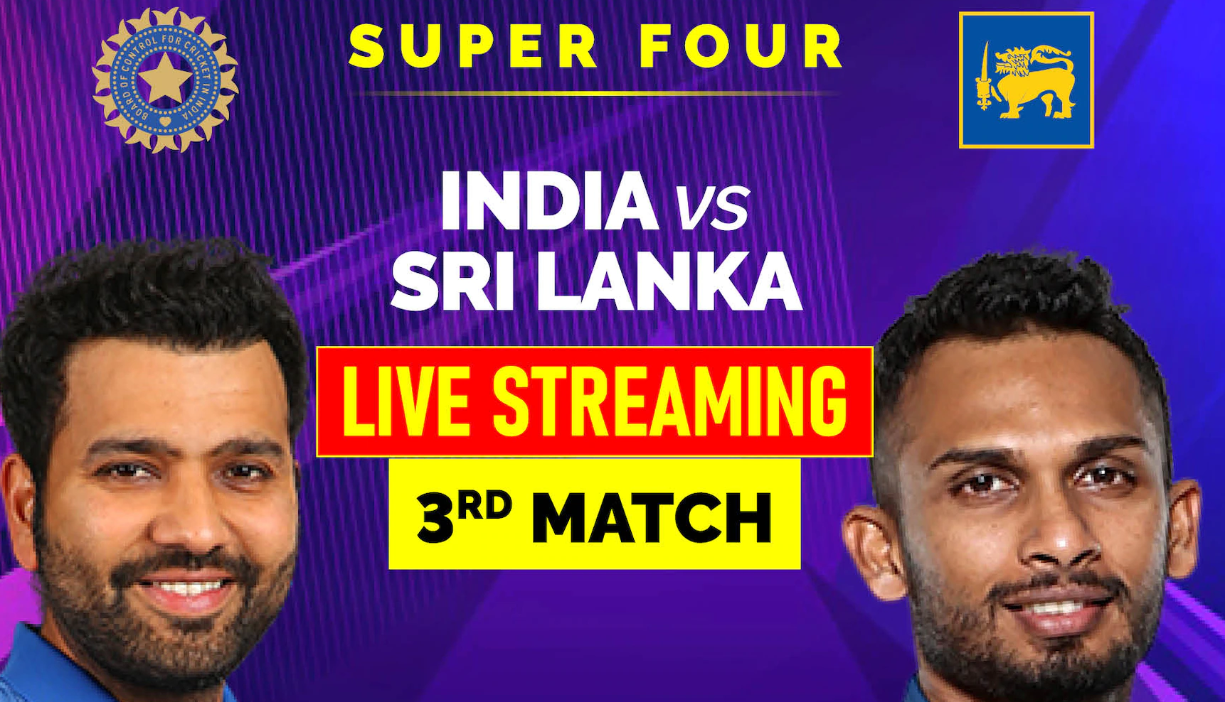 India vs Sri Lanka Live Asia Cup 2022