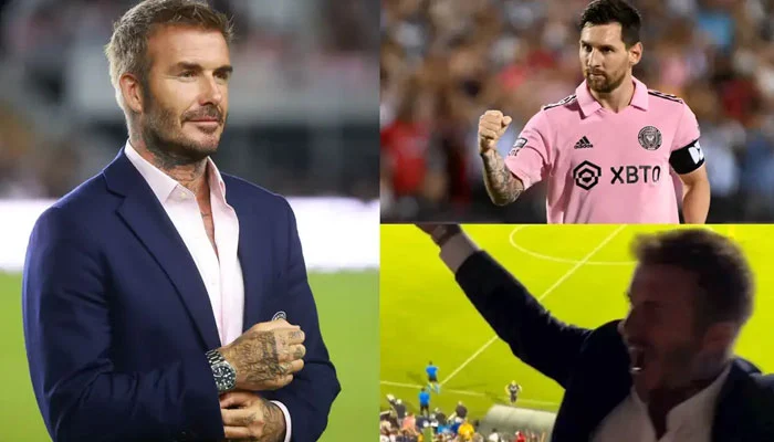 David Beckham's response to Messi's recent goal goes viral