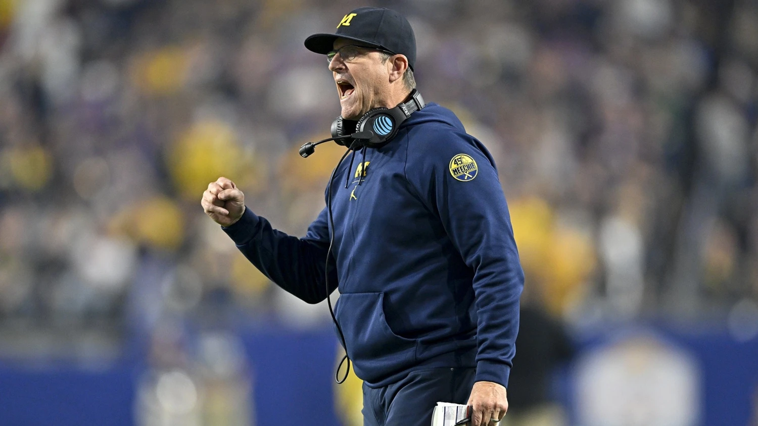 Los Angeles Chargers head coach Jim Harbaugh returns