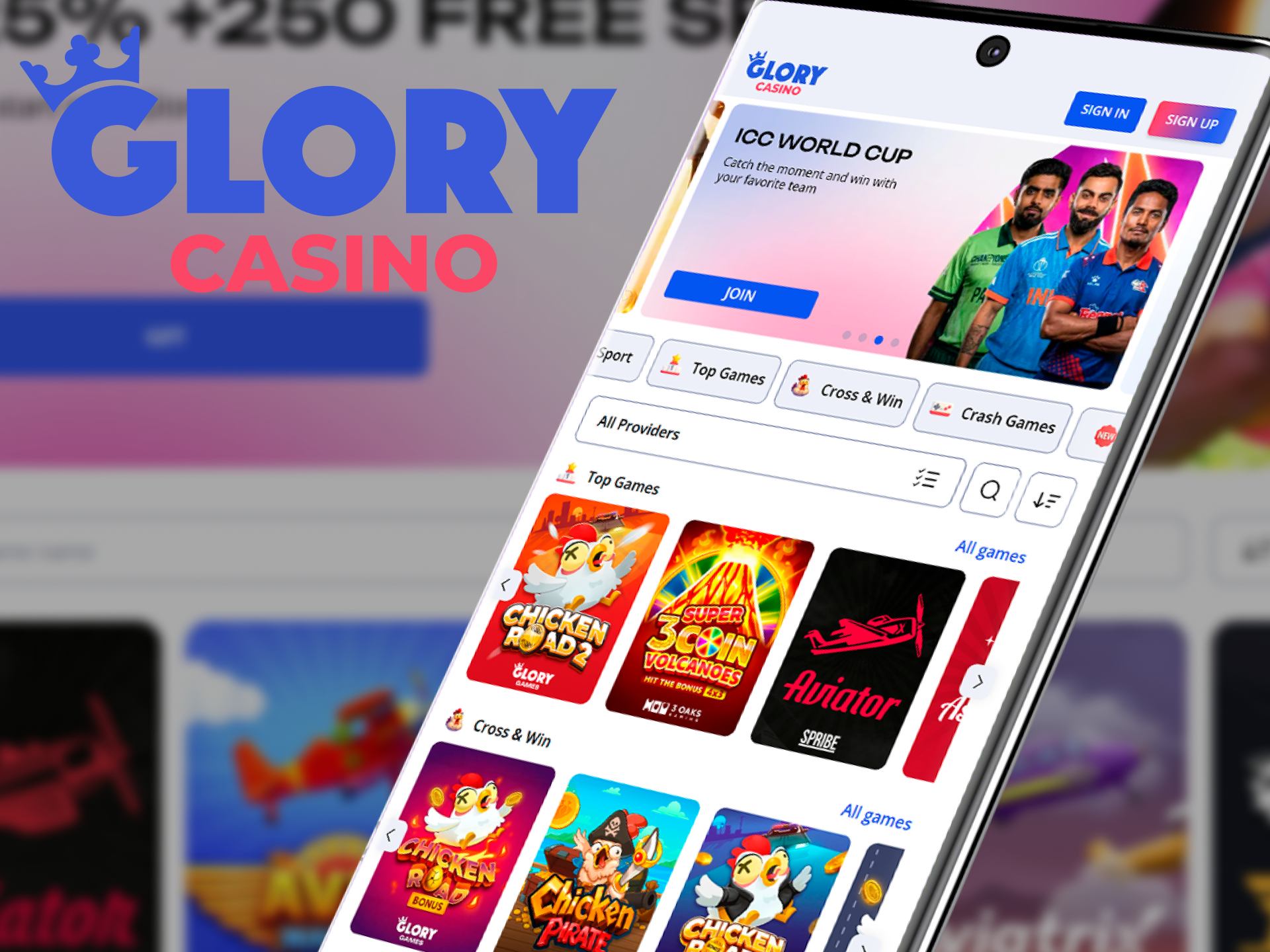 System Requirements to Download Glory Casino
