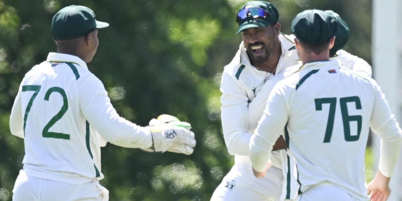 How did South Africa A beat England Lions?