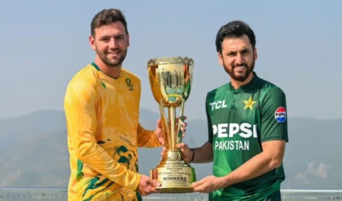 Pakistan Zimbabwe T20I trophy unveiled?