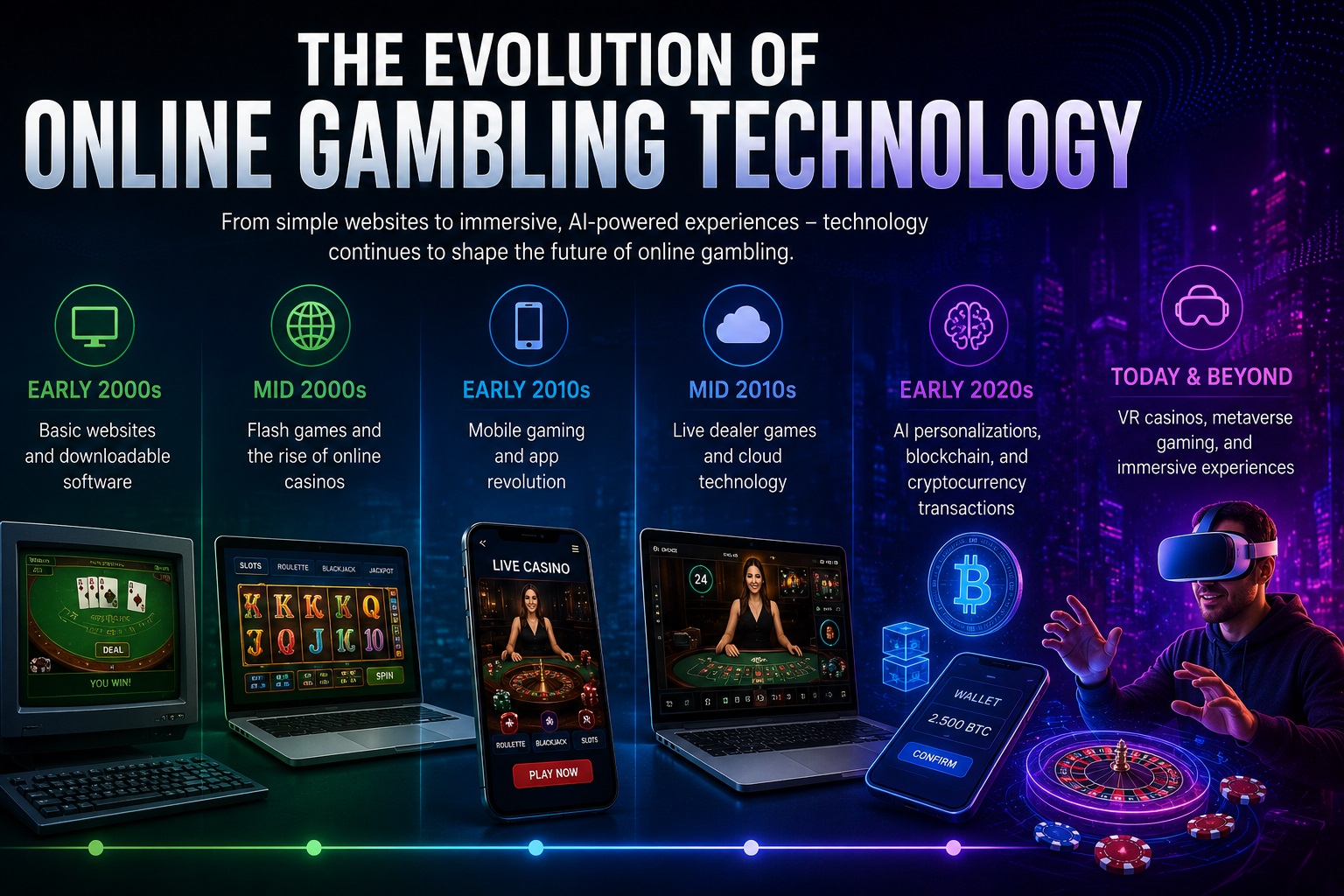 The Evolution of Online Gambling Technology